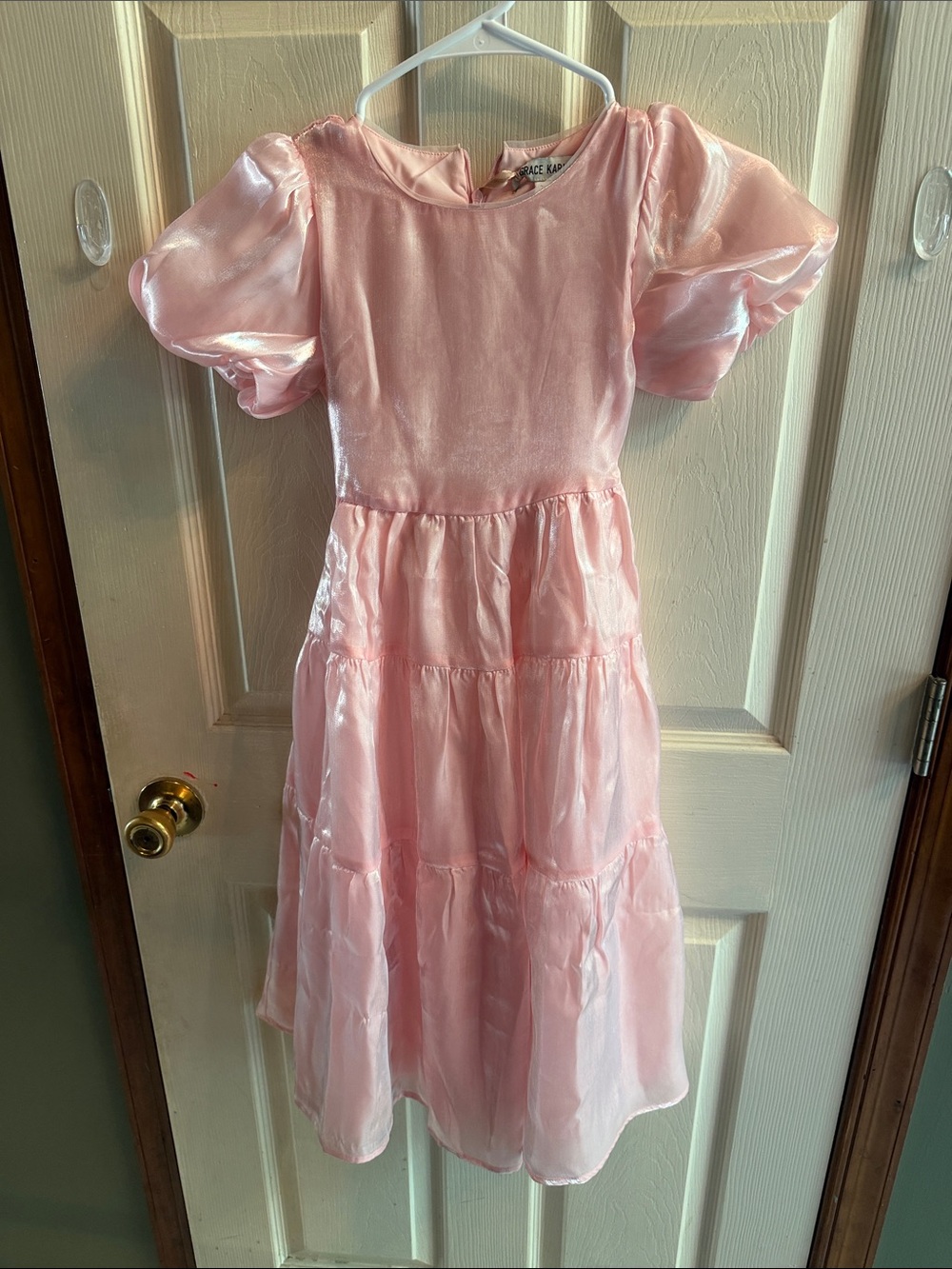 Grace Karin Light Pink Shimmer Dress